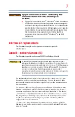 Preview for 7 page of Toshiba AT305SE-SP0160S (Spanish) Manual Del Usuario