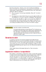 Preview for 11 page of Toshiba AT305SE-SP0160S (Spanish) Manual Del Usuario