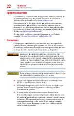 Preview for 22 page of Toshiba AT305SE-SP0160S (Spanish) Manual Del Usuario