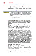 Preview for 78 page of Toshiba AT305SE-SP0160S (Spanish) Manual Del Usuario