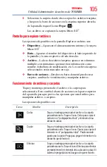 Preview for 105 page of Toshiba AT305SE-SP0160S (Spanish) Manual Del Usuario