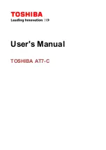 Toshiba AT7-C User Manual preview