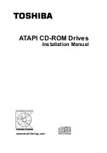 Toshiba ATAPI Installation Manual preview