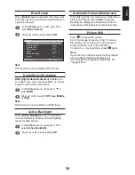 Предварительный просмотр 31 страницы Toshiba AV732 series User Manual