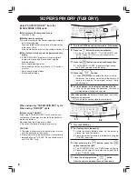 Preview for 8 page of Toshiba AW-1170SM Owner'S Manual