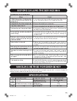 Preview for 15 page of Toshiba AW-7480EM Owner'S Manual