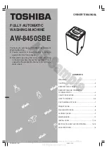 Toshiba AW-8450SBE Owner'S Manual preview
