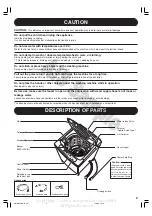 Предварительный просмотр 2 страницы Toshiba AW-8450SBE Owner'S Manual