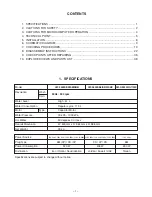 Предварительный просмотр 2 страницы Toshiba AW-9500SBJ/SBK/SBX Service Manual