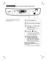 Предварительный просмотр 13 страницы Toshiba AW-DC1000CM Owner'S Manual