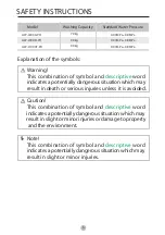 Preview for 4 page of Toshiba AW-J1000F-PH Owner'S Manual