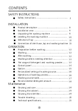 Предварительный просмотр 2 страницы Toshiba AW-J750APH Owner'S Manual