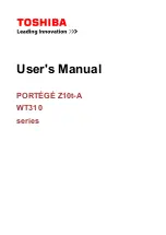 Toshiba AWT310 Series User Manual preview