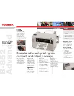 Preview for 2 page of Toshiba B-852 Advance Specification Sheet