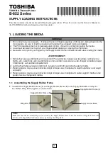 Toshiba B-852 Series Supply Loading Instructions preview