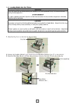 Предварительный просмотр 5 страницы Toshiba B-852 Series Supply Loading Instructions