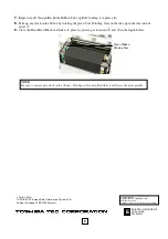 Предварительный просмотр 9 страницы Toshiba B-852 Series Supply Loading Instructions