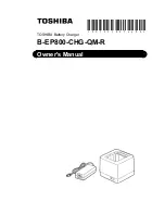 Preview for 1 page of Toshiba B-EP800-CHG-QM-R Owner'S Manual