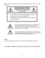 Preview for 2 page of Toshiba B-EP800-CHG-QM-R Owner'S Manual