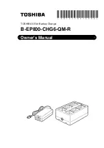 Preview for 1 page of Toshiba B-EP800-CHG6-QM-R Owner'S Manual