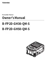 Preview for 1 page of Toshiba B-FP2D-GH30-QM-S Owner'S Manual