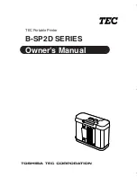 Toshiba B-SP2D Series Owner'S Manual preview
