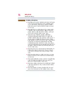 Preview for 16 page of Toshiba B10 User Manual