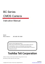 Preview for 1 page of Toshiba BC Series Instruction Manual