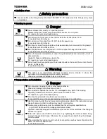 Предварительный просмотр 3 страницы Toshiba BCN002Z Instruction Manual