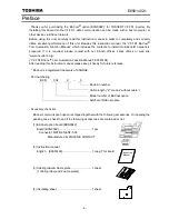 Предварительный просмотр 5 страницы Toshiba BCN002Z Instruction Manual