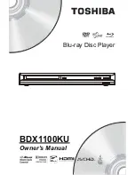 Toshiba BDX1100 Owner'S Manual preview