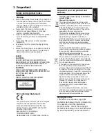 Предварительный просмотр 3 страницы Toshiba BDX1200KE Owner'S Manual