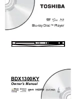 Toshiba BDX1300KY Owner'S Manual preview