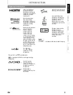 Preview for 5 page of Toshiba BDX2000 - 1080p Blu-ray Disc Player Owner'S Manual