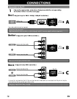 Preview for 12 page of Toshiba BDX2000 - 1080p Blu-ray Disc Player Owner'S Manual