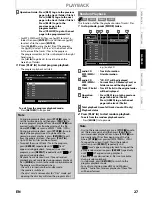 Preview for 27 page of Toshiba BDX2000 - 1080p Blu-ray Disc Player Owner'S Manual