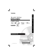 Toshiba BDX2200 Owner'S Manual preview