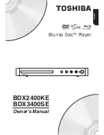 Toshiba BDX2400KE Owner'S Manual preview