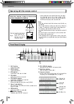 Предварительный просмотр 10 страницы Toshiba BDX2500 Owner'S Manual