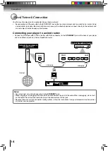 Предварительный просмотр 14 страницы Toshiba BDX2500 Owner'S Manual