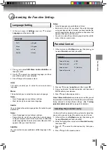 Предварительный просмотр 33 страницы Toshiba BDX2500 Owner'S Manual