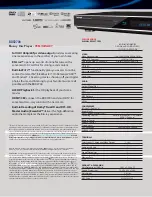 Preview for 2 page of Toshiba BDX2700 Specifications