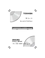 Toshiba BDX4150 Owner'S Manual preview