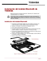 Preview for 21 page of Toshiba Bluetooth Module Installation Manual