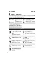 Preview for 6 page of Toshiba BMS-CT1280E Owner'S Manual