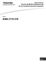 Предварительный просмотр 1 страницы Toshiba BMS-CT5121E Owner'S Manual