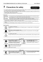 Предварительный просмотр 5 страницы Toshiba BMS-CT5121E Owner'S Manual