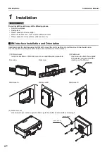 Предварительный просмотр 6 страницы Toshiba BMS-IFBN1280U-E Installation Manual