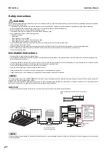 Предварительный просмотр 2 страницы Toshiba BMS-IFMB0TLR-E Installation Manual