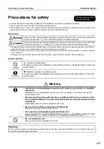 Preview for 3 page of Toshiba BMS-IWF0320E Installation Manual